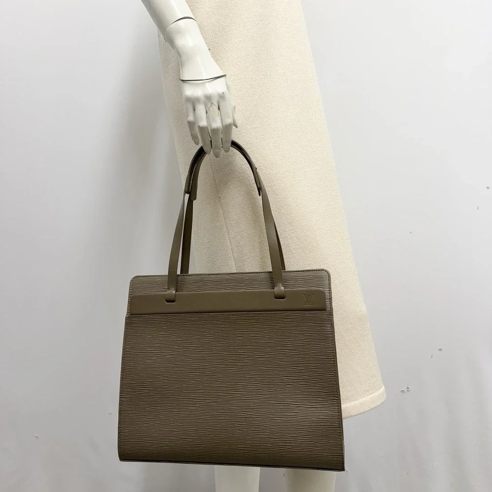 Louis Vuitton Epi Croisette PM Bag Purse Taupe Tone Sleeper Bag MINT CONDITION